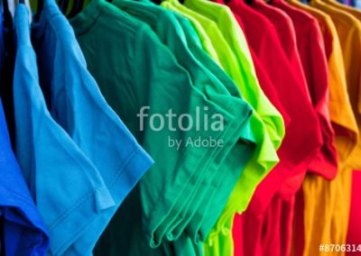 muticolor of T-SHIRT, pattern of rainbow